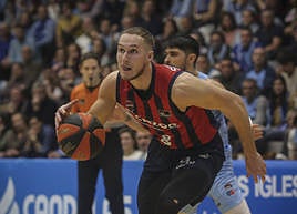 Sedekerskis, en el partido ante el Breogán del curso pasado.