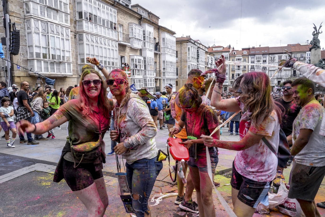 Las mejores fotos del Chupinazo y la Bajada de Celedón