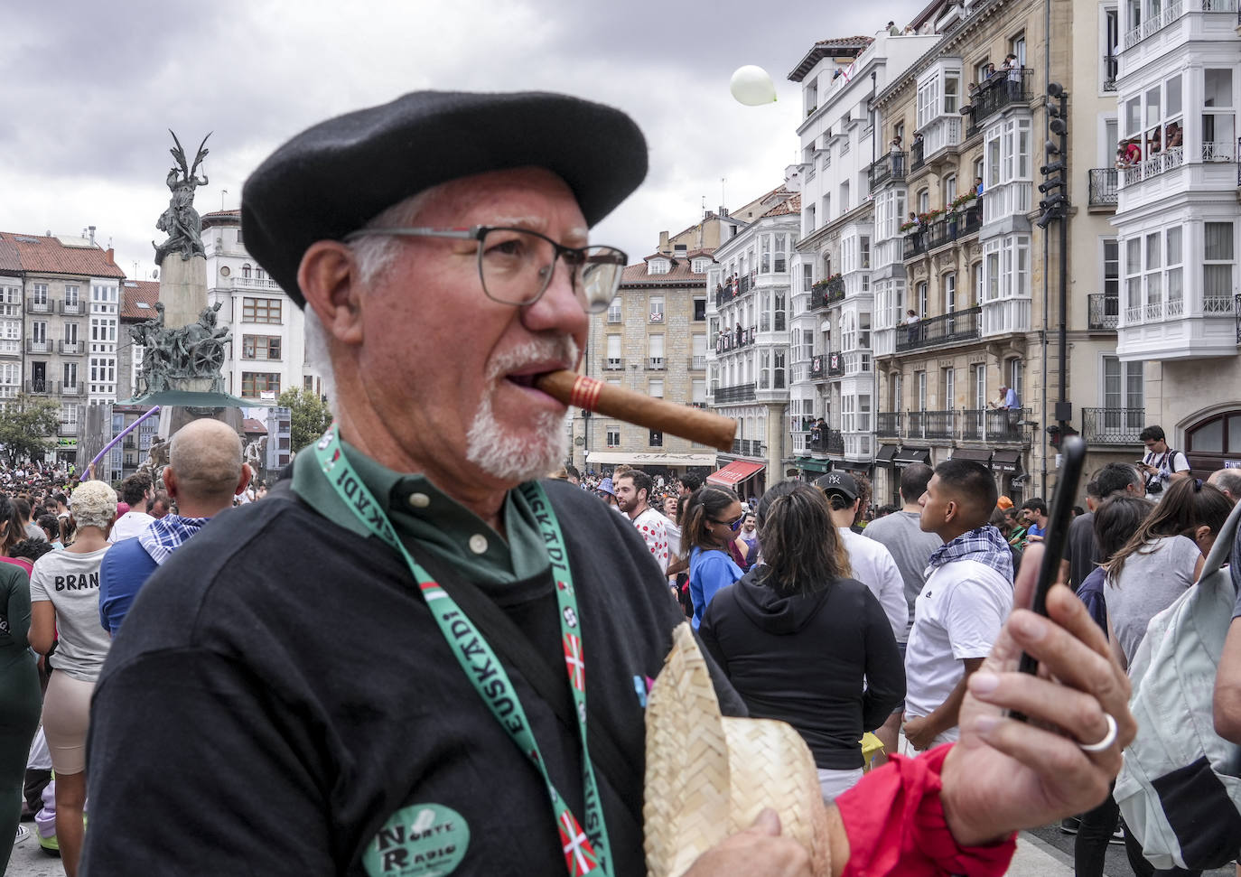 Las mejores fotos del Chupinazo y la Bajada de Celedón