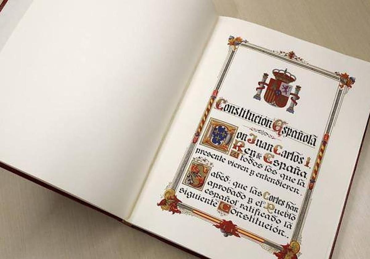 Constitución española.