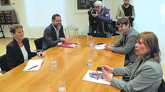 Geroa Bai acelera el paso para decidir si forma parte del Ejecutivo de Chivite