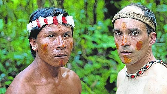 El aventurero vizcaíno que ha pasado 45 días con una tribu en el Amazonas