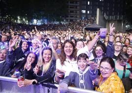 Público en el concierto de Camela en Fueros el pasado sábado.