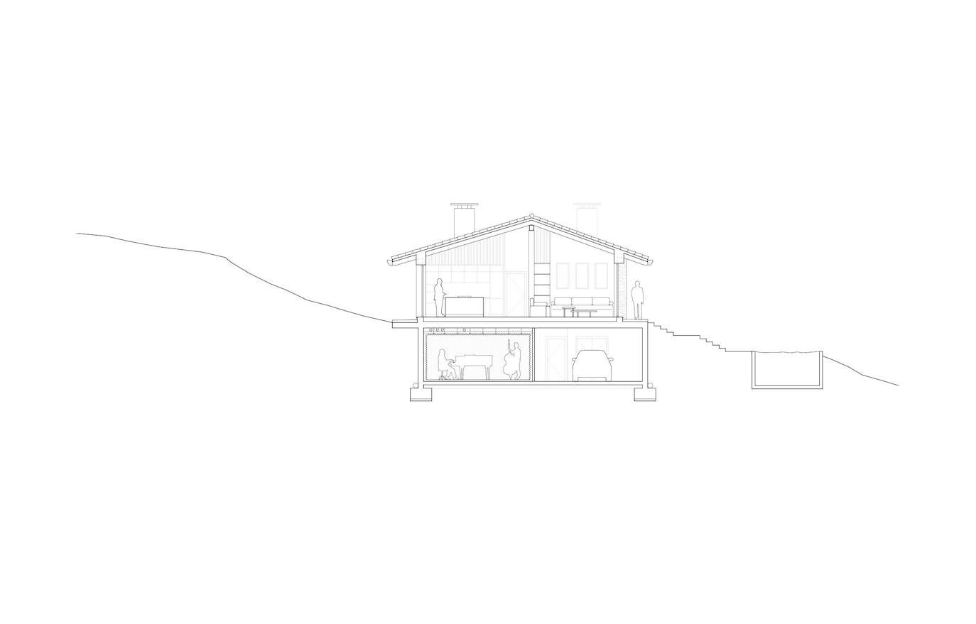 El magnífico chalet de una familia numerosa en Urdaibai entre clásico y moderno