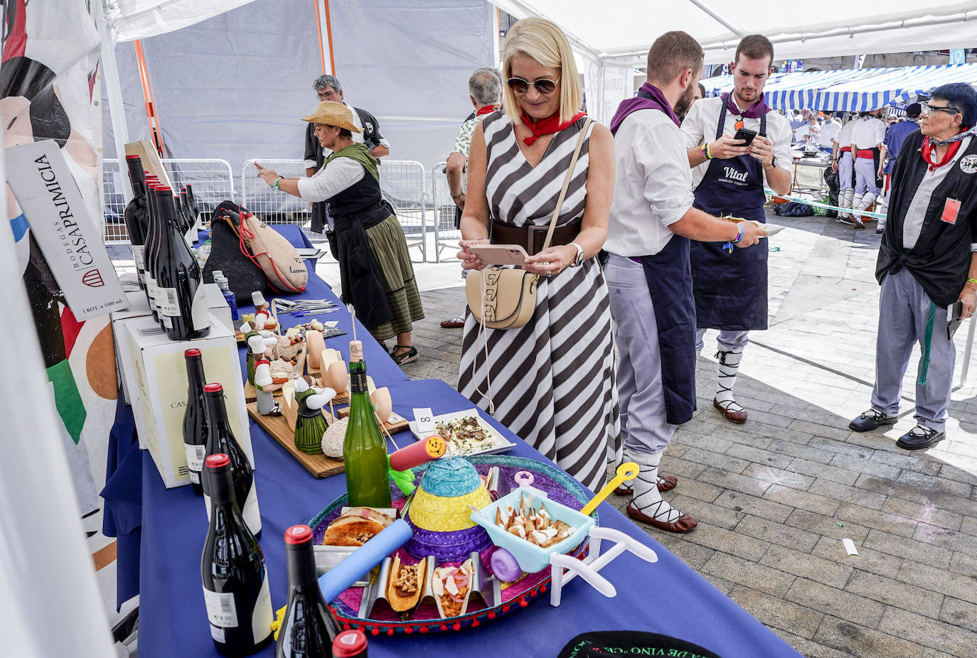 Las imágenes del Concurso Gastronómico de cuadrillas de blusas y neskas
