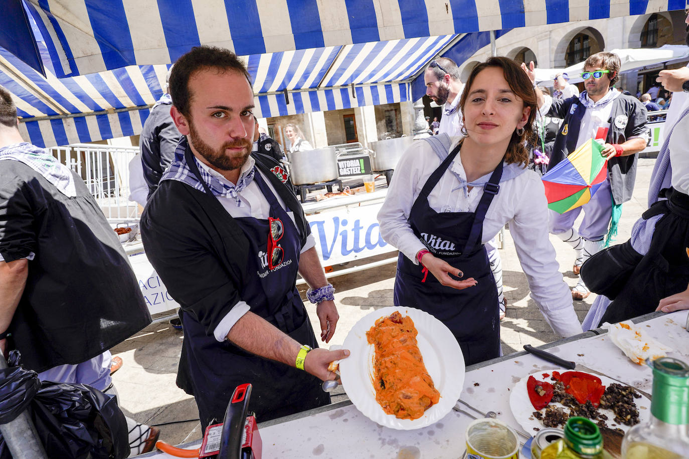 Las imágenes del Concurso Gastronómico de cuadrillas de blusas y neskas