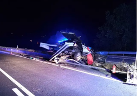 Dos jóvenes de 18 años mueren en un accidente de tráfico en Lugo provocado por un jabalí