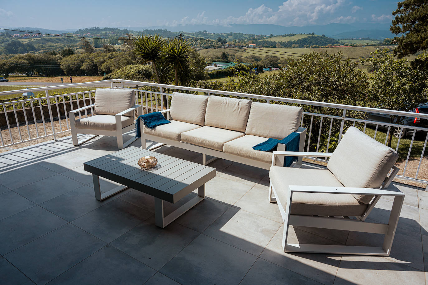Terraza de la casa.