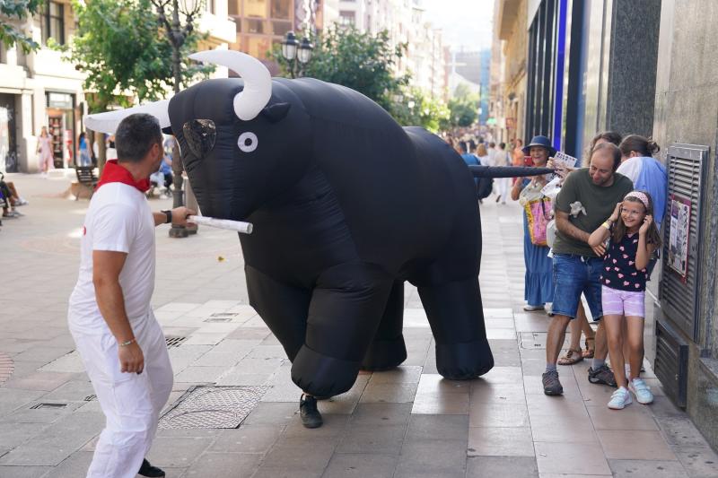 Toros en Moyua para promocionar las Corridas Generales