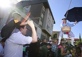 Nanclares de Oca respira expectación por ver la bajada del Brujo esta tarde.