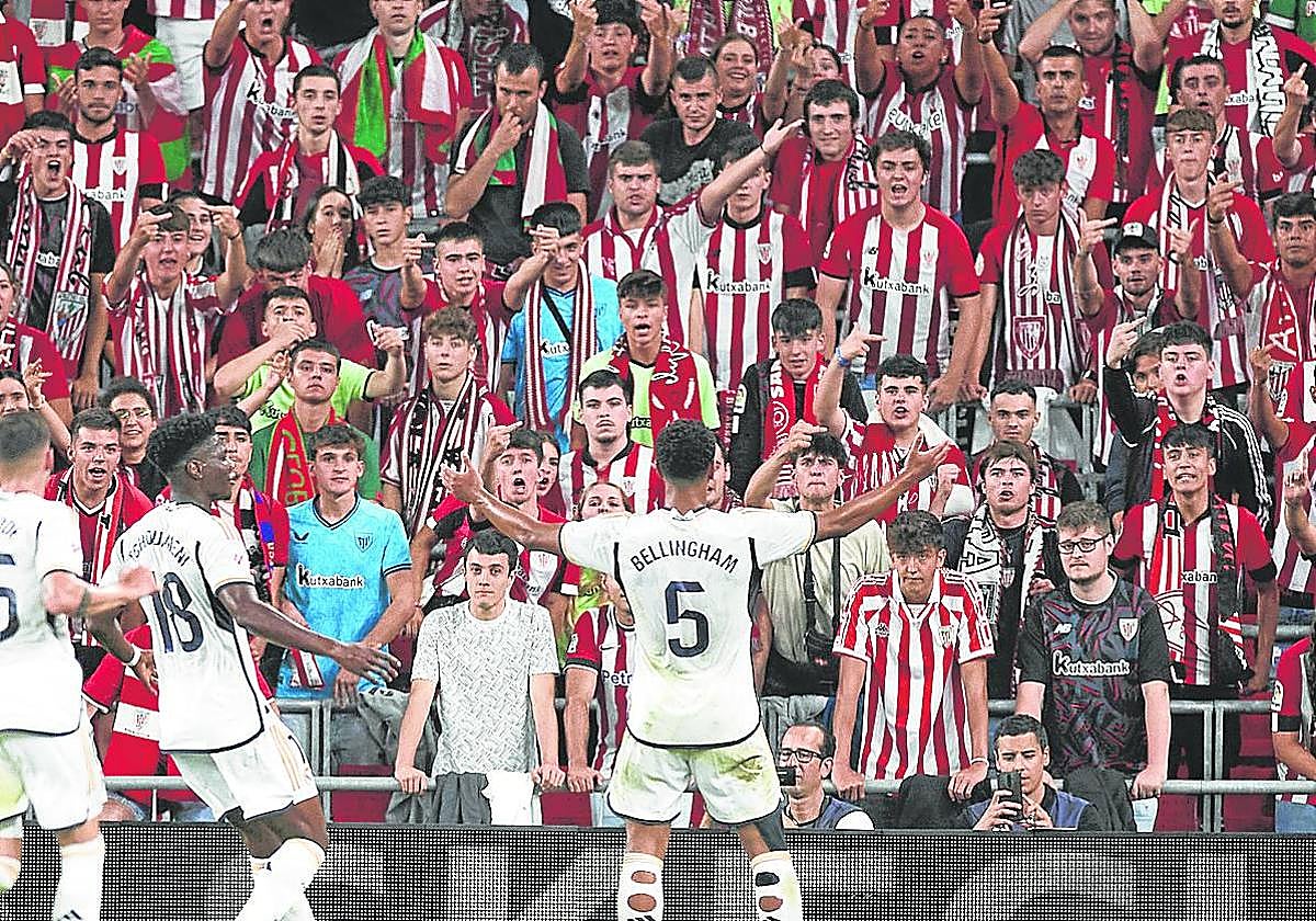 Bellingham hizo un gran partido en su estreno como madridista, marcó y lo celebró así.