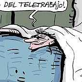 La tira de Cerrajería sobre el teletrabajo
