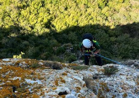 Imagen secundaria 1 - Rescatan a una montañera vasca perdida en el paraje de Cellorigo, en Haro