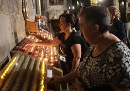 Las imágenes de la peregrinación a Begoña de día y de noche