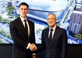 Florentino Pérez: «El Athletic es un club amigo que ha dado porteros míticos»