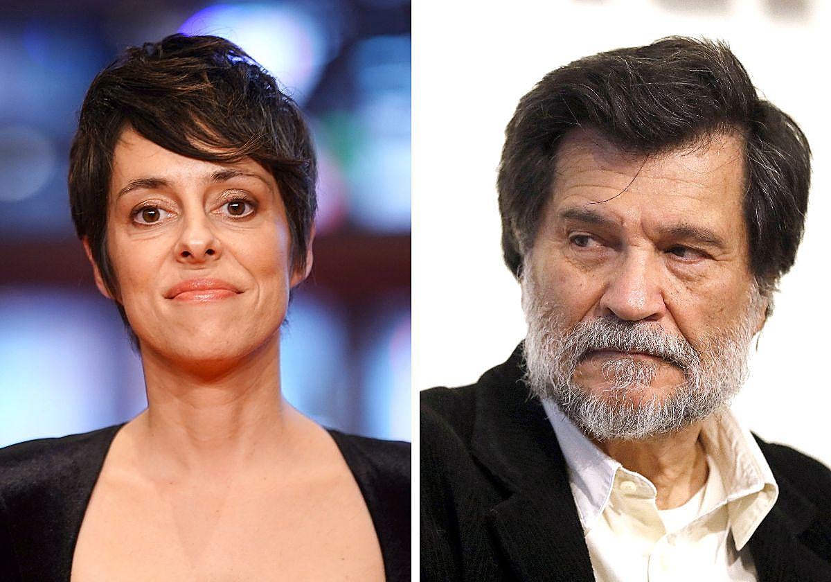 Estibaliz Urresola y Víctor Erice.