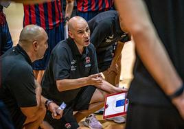 Joan Peñarroya, en un partido de la pasada pretemporada.