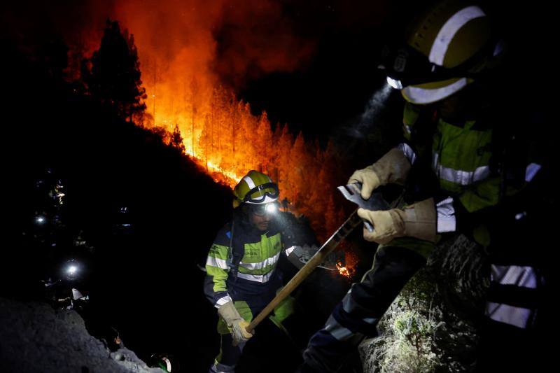 Las imágenes más impactantes del incendio de Tenerife