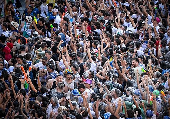 Así ha sido el sofocante txupinazo de Aste Nagusia