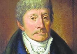Retrato de Antonio Salieri a la edad de 65 años, pintado por W. Joseph Mähler.