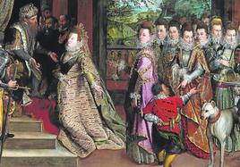 'La visita de la reina de Saba', hacia 1600.