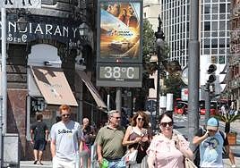 Bizkaia se sofoca con temperaturas de hasta 27 grados en otra noche tropical