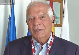 Josep Borrell, esta mañana en 'La hora de TVE'.