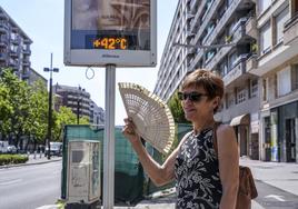 Álava no se libra de la ola de calor y registra máximas por encima de los 41 grados