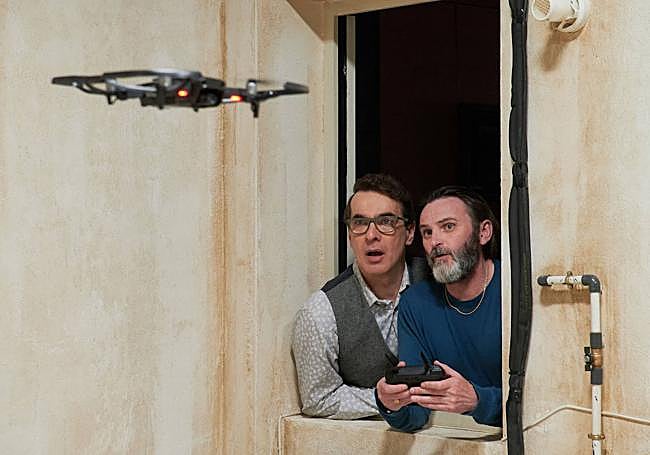 Luis Merlo y Fernando Tejero, en una escena de la serie 'La que se avecina'.