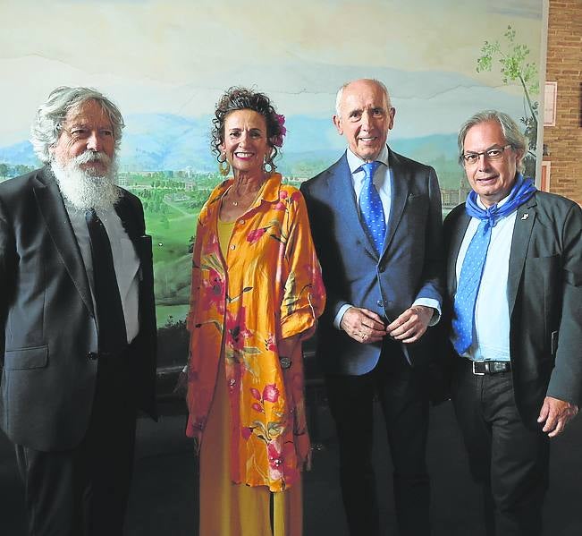 Antón Taramona, Mirelur y Josu Erkoreka y Sabino Gutiérrez.