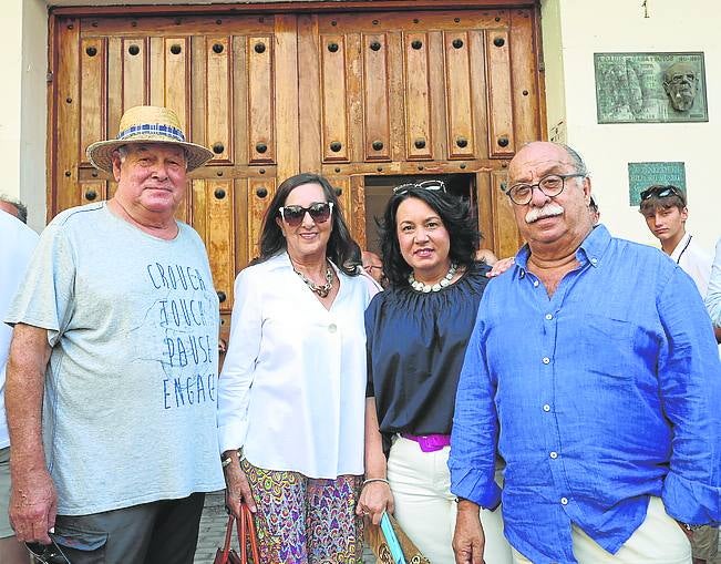 José María Arroyo, Concha Millán, Altea Rodríguez y Fermín Palomar. 