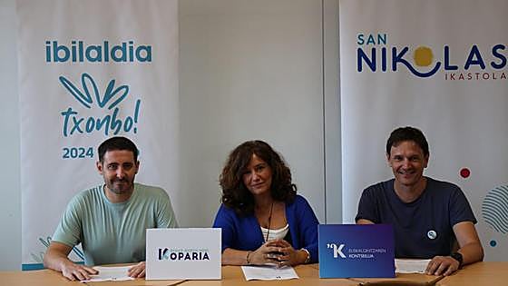 Ibilaldiak eta Kopariak euskararen aldeko hitzarmena sinatu dute