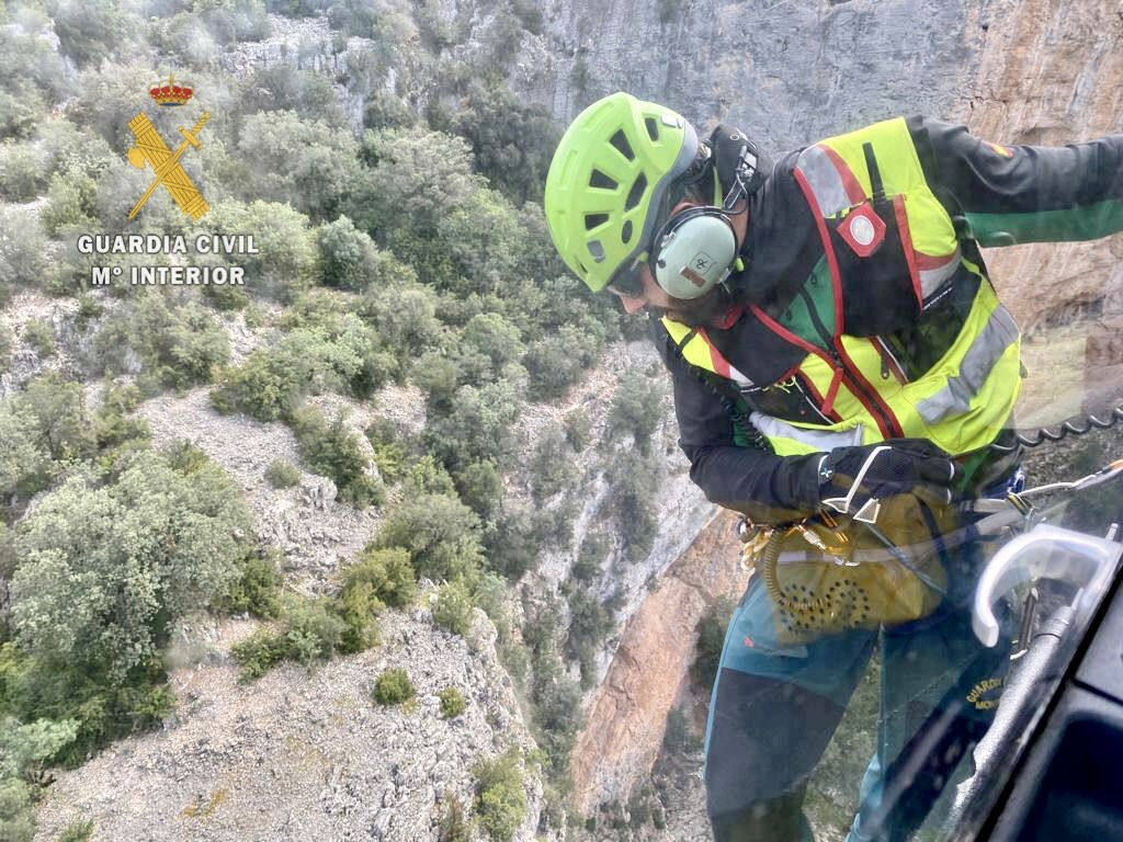 Rescate en otro accidente de montaña.