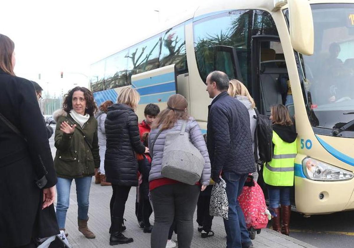 Ruta de transporte escolar ajena a esta información.