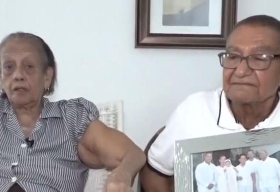 Los padres Edwin Arrieta, durante su entrevista en 'Mañaneros'
