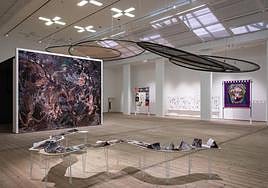 Vista de la exposicion de Carolina Caycedo celebrada en el Baltic Art Center de Inglaterra.