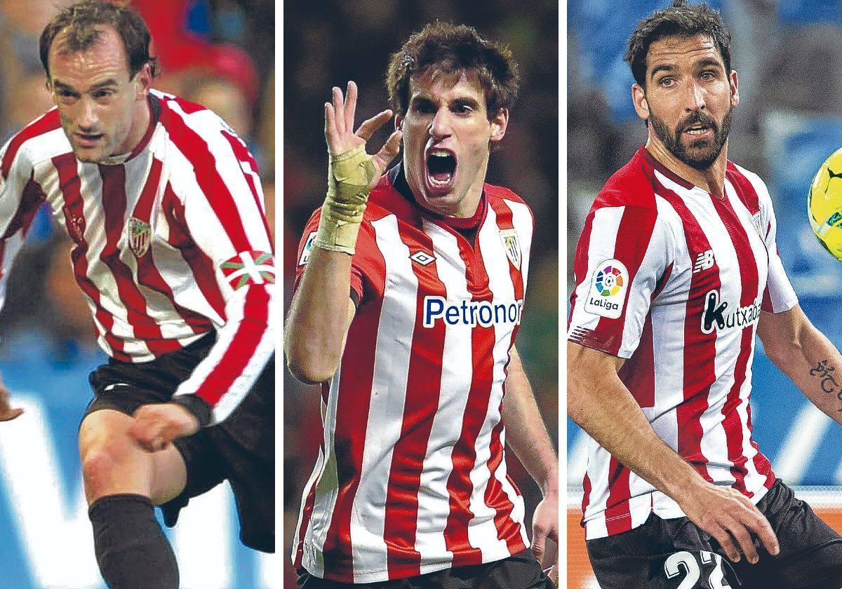 1. Joseba Etxeberria disputó 514 partidos con el Athletic. 2. Javi Martínez visitó en 251 ocasiones la camiseta rojibanca. 3. Raúl ya lleva 340 duelos con el conjunto bilbaíno.