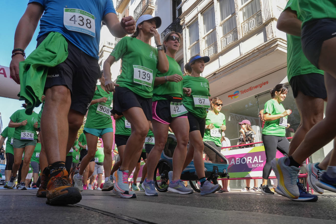 La carrera CórrELA de Vitoria en imágenes