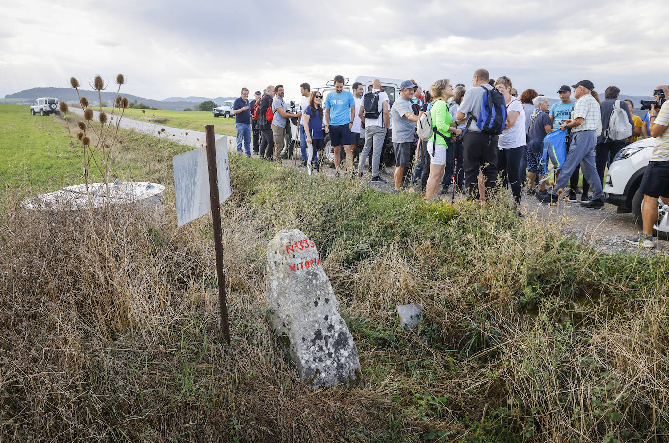 La visita a los mojones, en imágenes