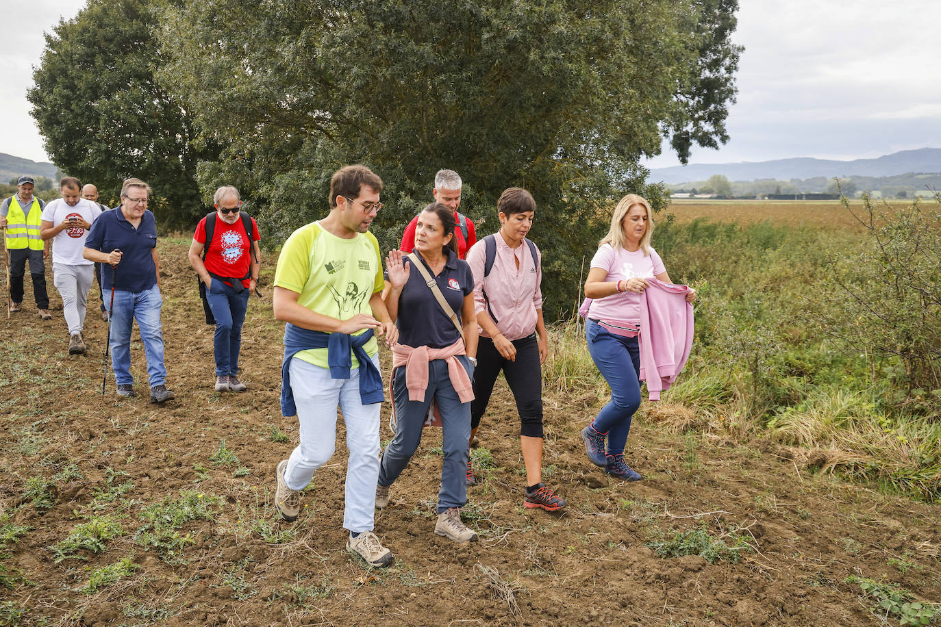 La visita a los mojones, en imágenes