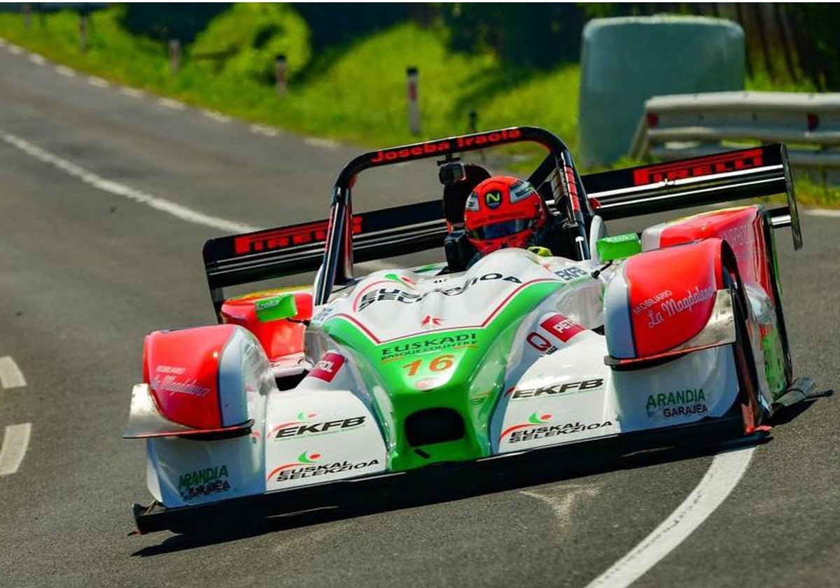 Joseba Iraola, en una prueba del Europeo de carreras de montaña esta temporada.