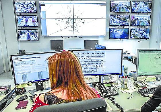 Las cámaras de vigilancia se conectarán al videowall de la Policía Local.