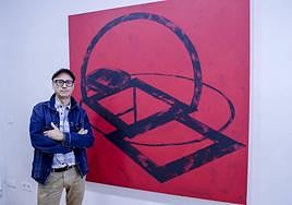 Pintura y geometría de extremos en el límite, la obra del navarro Florencio Alonso en Zas.