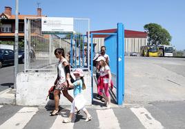 El patio del colegio de Andra Mari es uno de los que quedará abierto al público.