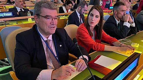 Aburto viaja a la ONU para «posicionar a Bilbao en el plano internacional»
