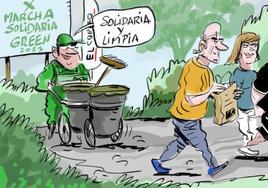 La viñeta de Cerrajería y la Marcha Green de EL CORREO