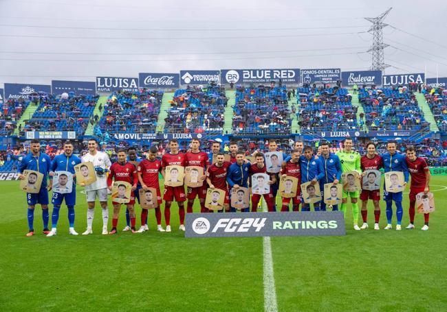 El Osasuna tampoco tuvo problemas en lucir sus cartas con la bandera española.