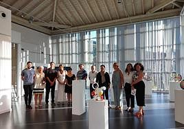 Inauguración de la muestra Bosteko 2023 en Arrigorriaga.