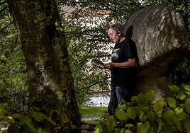 El escritor de Vitoria Patxi Zubizarreta, premio Nacional de Literatura Infantil y Juvenil con 'Zerria'.