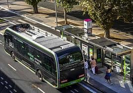 Una unidad del BEI realizar una parada.